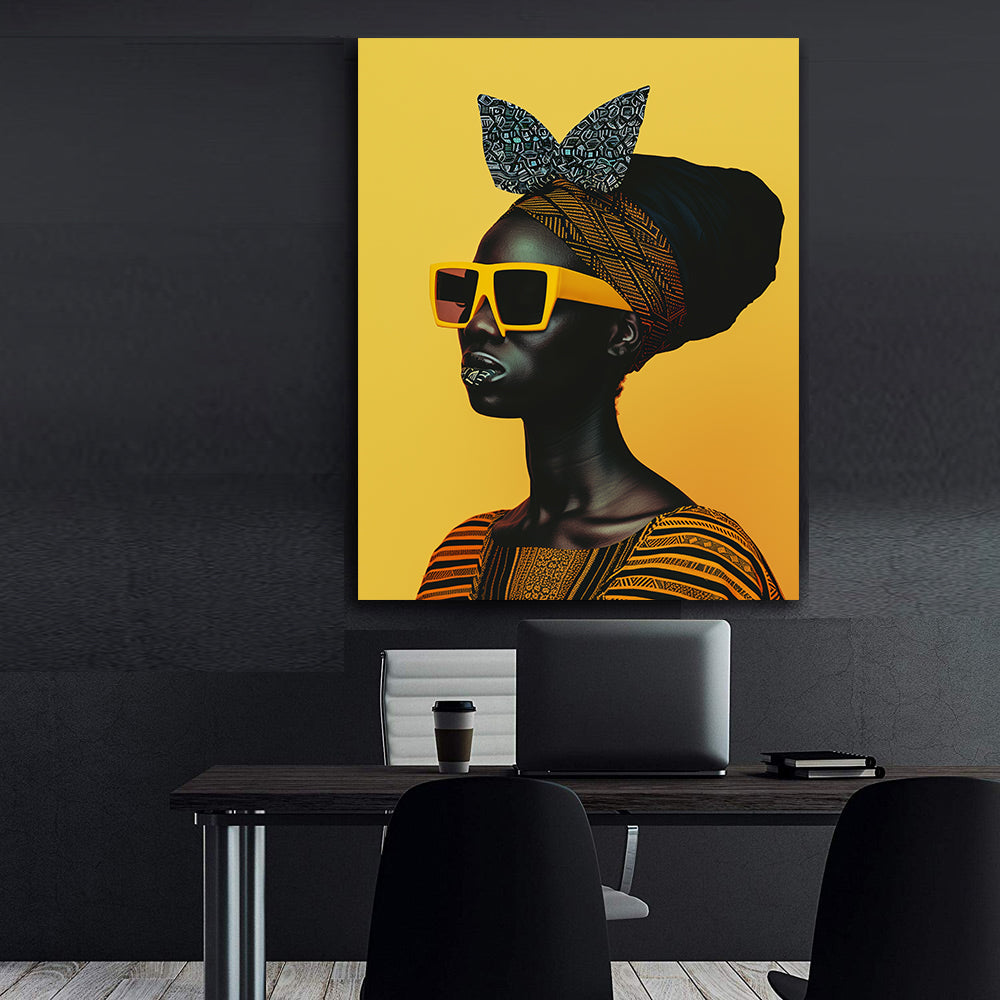 Leinwandbild - Brennende Kerze