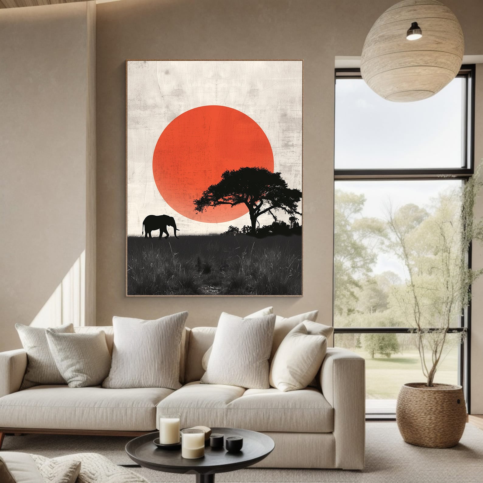 Leinwandbild - Brennende Kerze