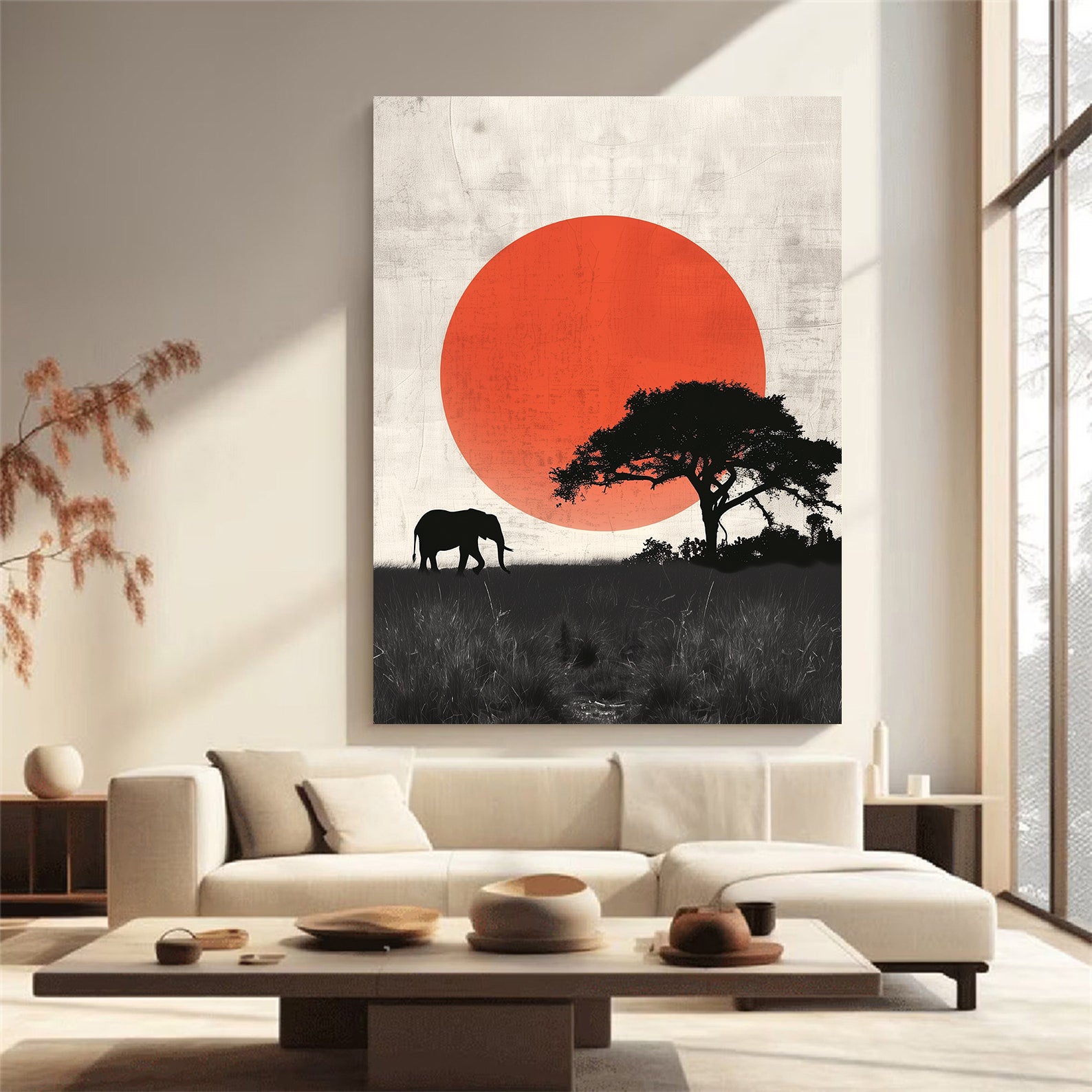 Leinwandbild - Brennende Kerze