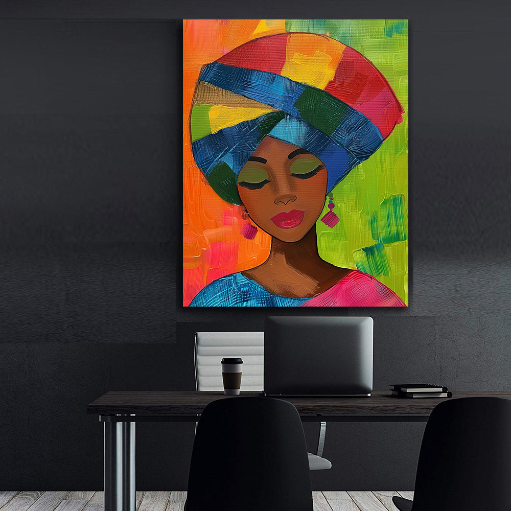 Leinwandbild - Brennende Kerze