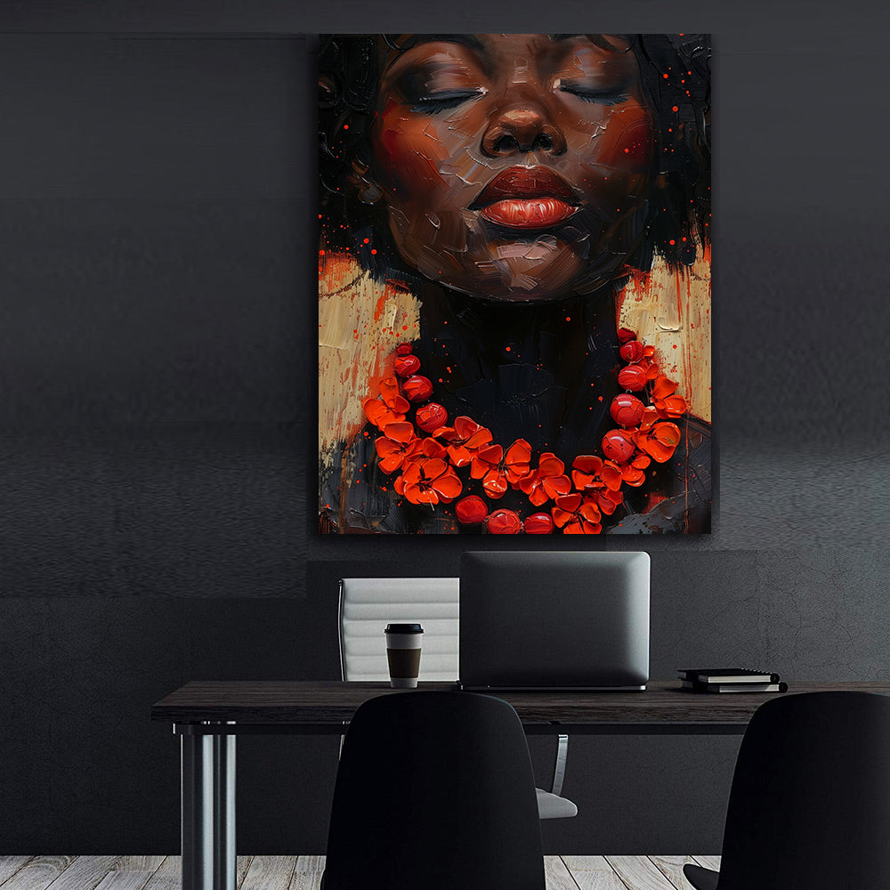 Leinwandbild - Brennende Kerze