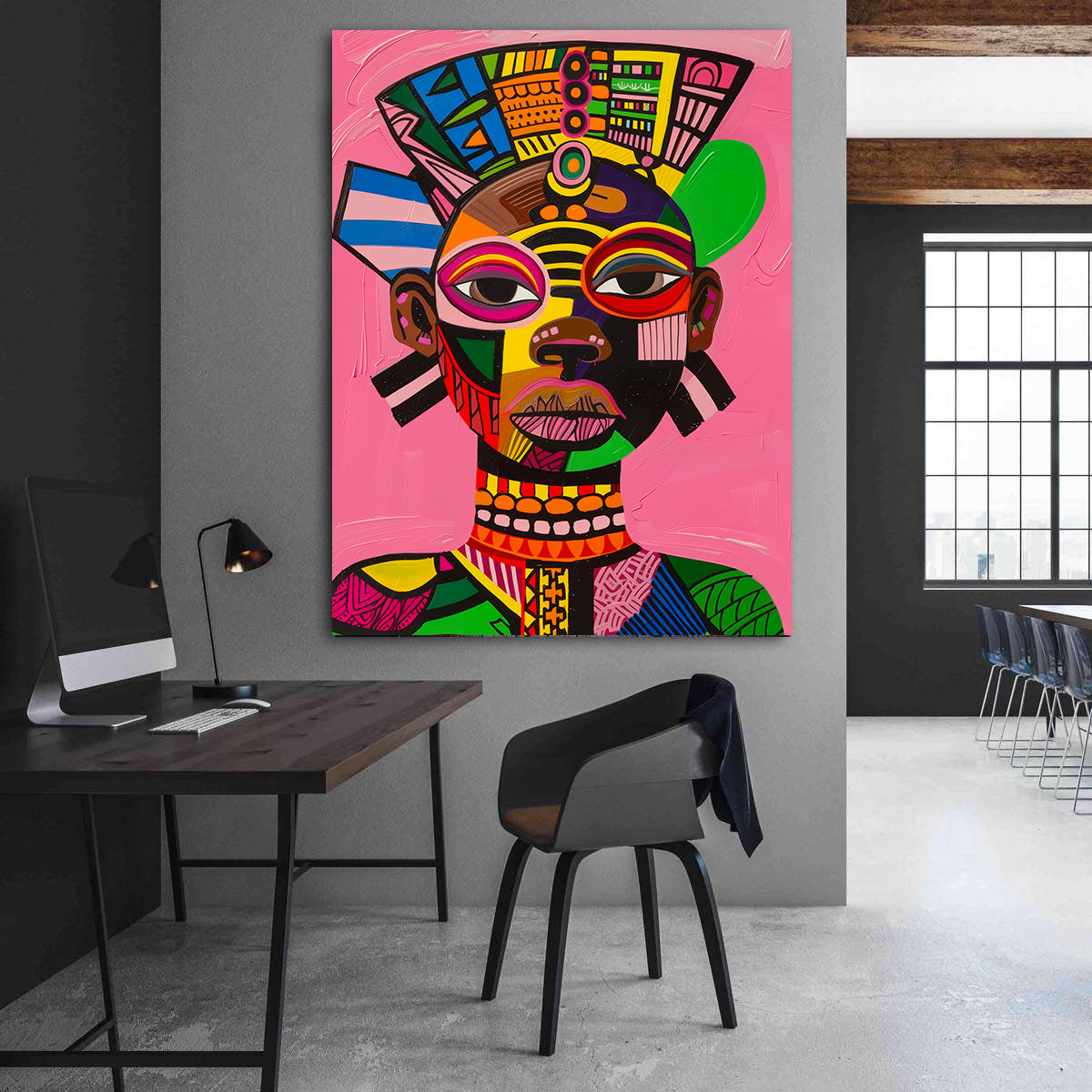 Leinwandbild - Brennende Kerze