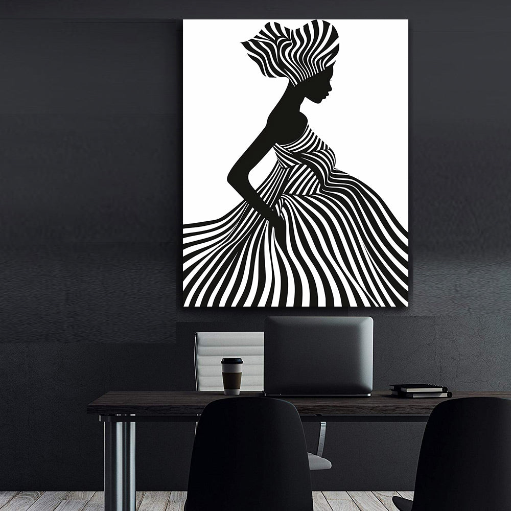 Leinwandbild - Brennende Kerze