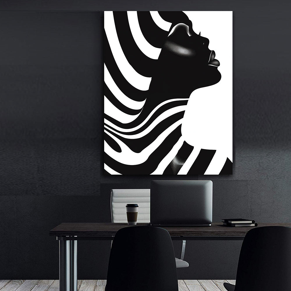 Leinwandbild - Brennende Kerze