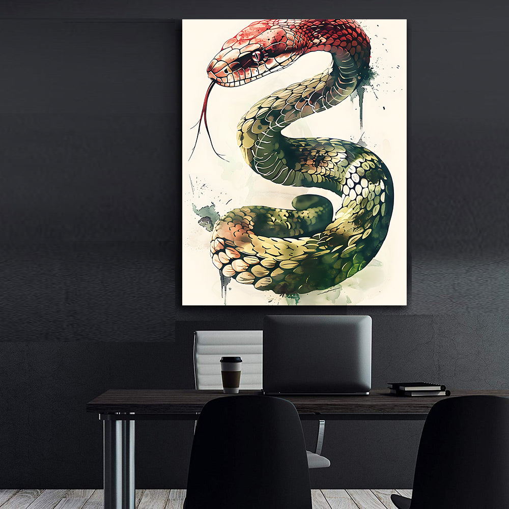 Leinwandbild - Brennende Kerze