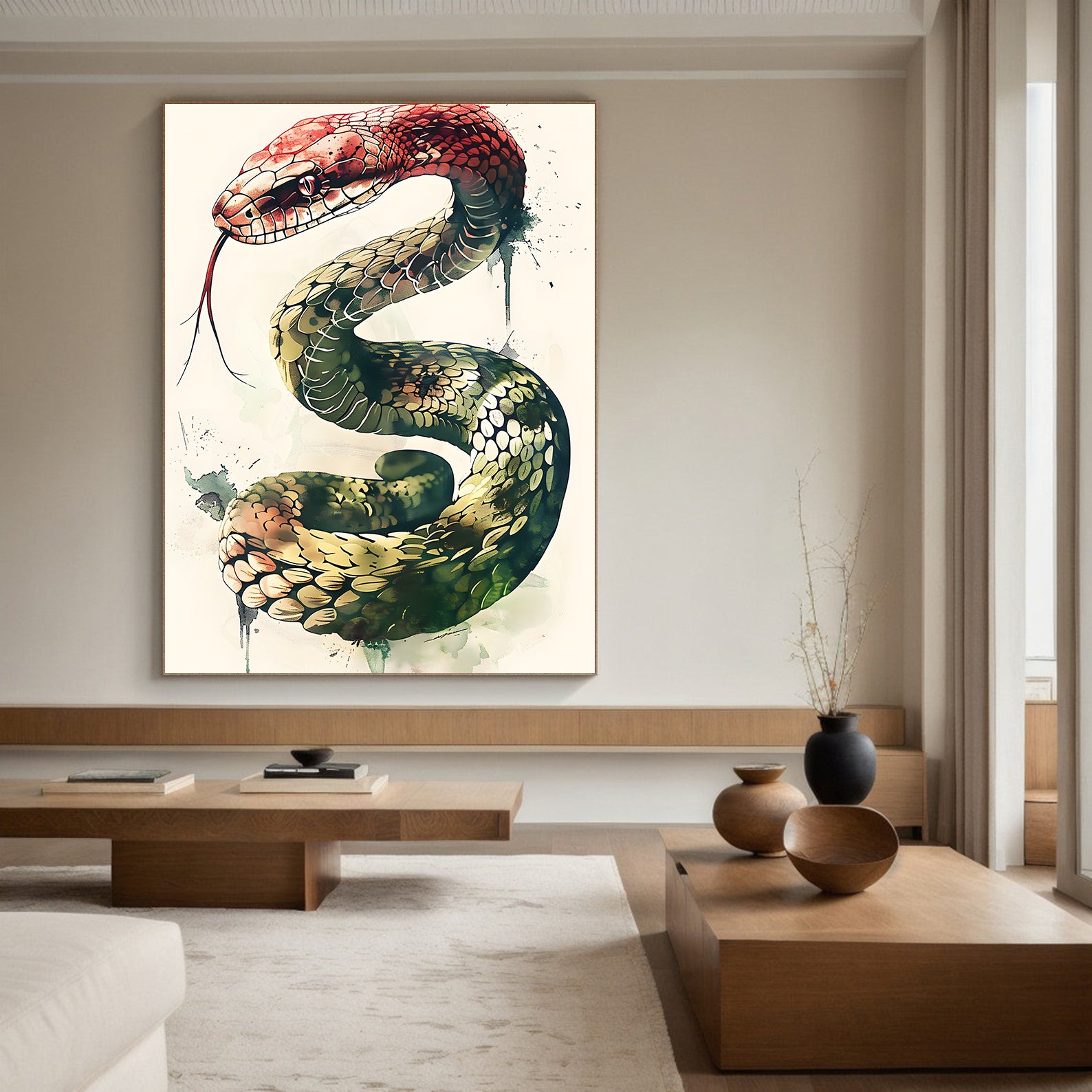 Peinture sur toile - Bougie allumée