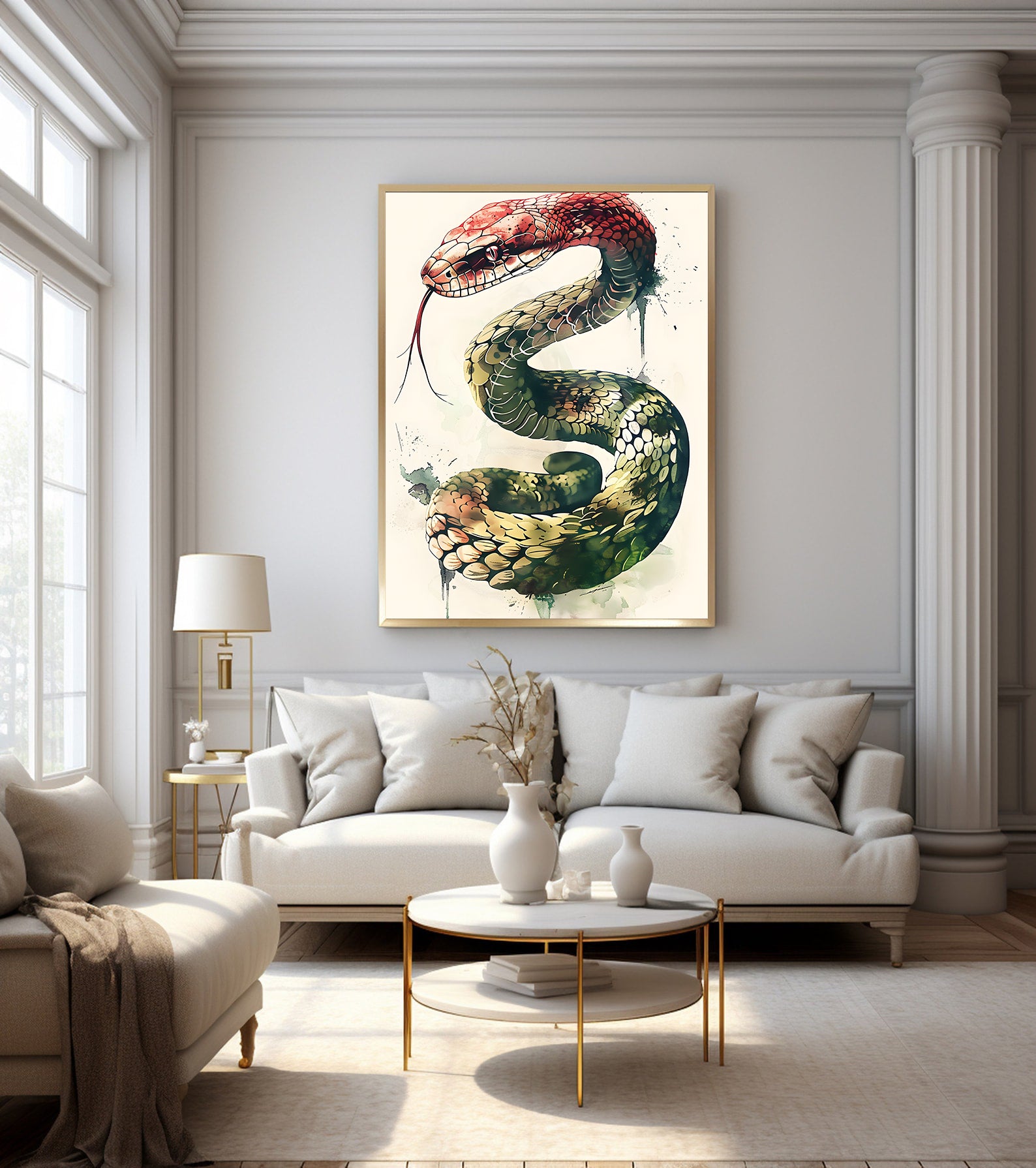 Peinture sur toile - Bougie allumée