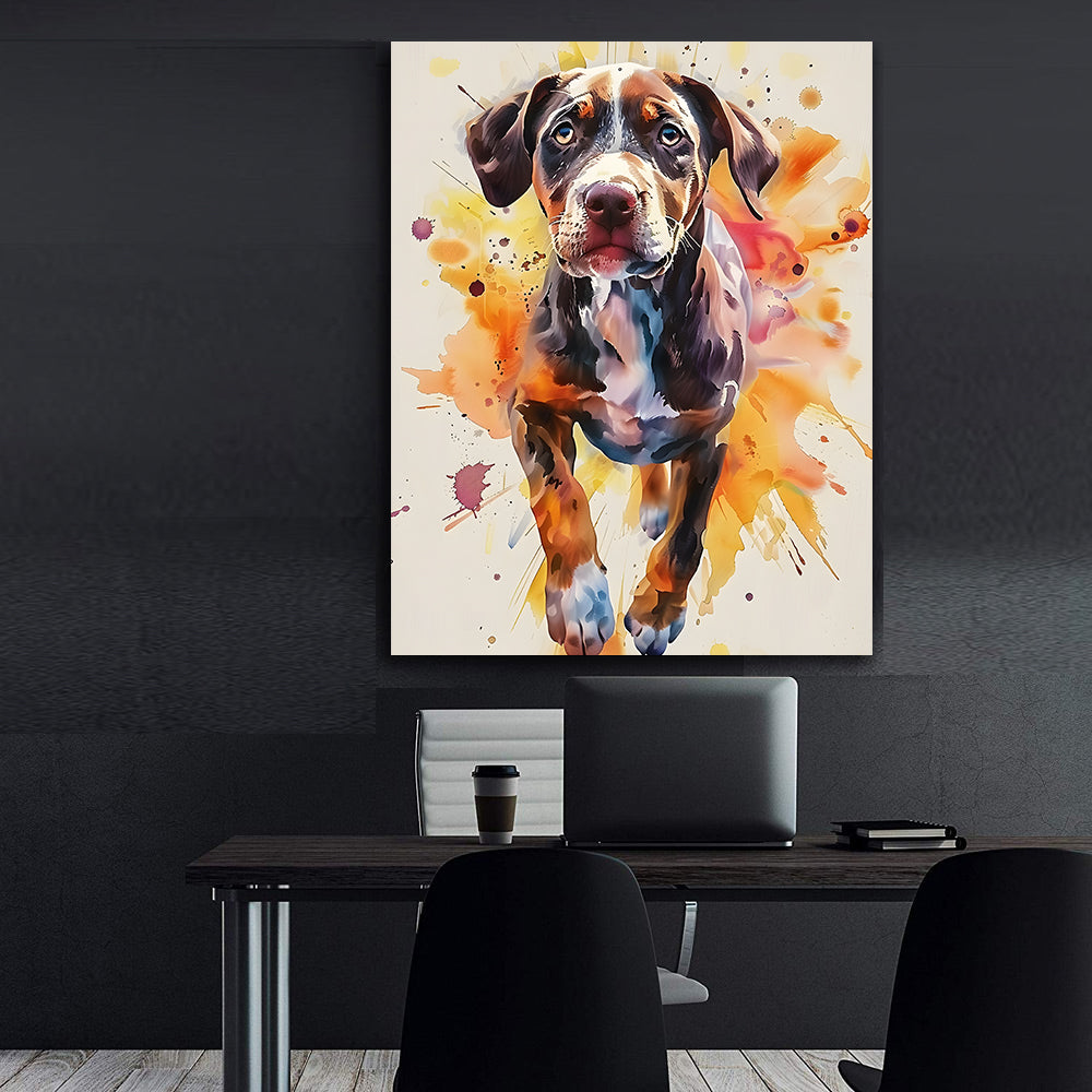 Peinture sur toile - Bougie allumée