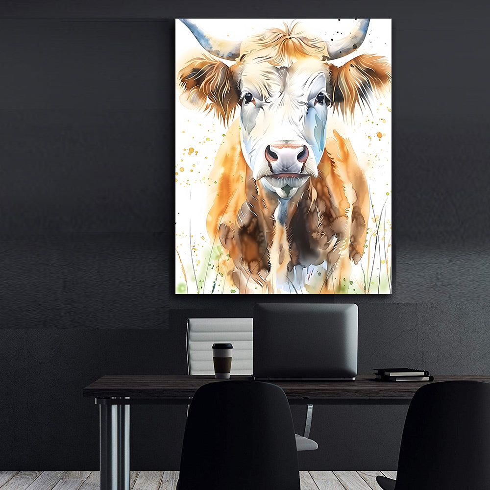 Peinture sur toile - Bougie allumée