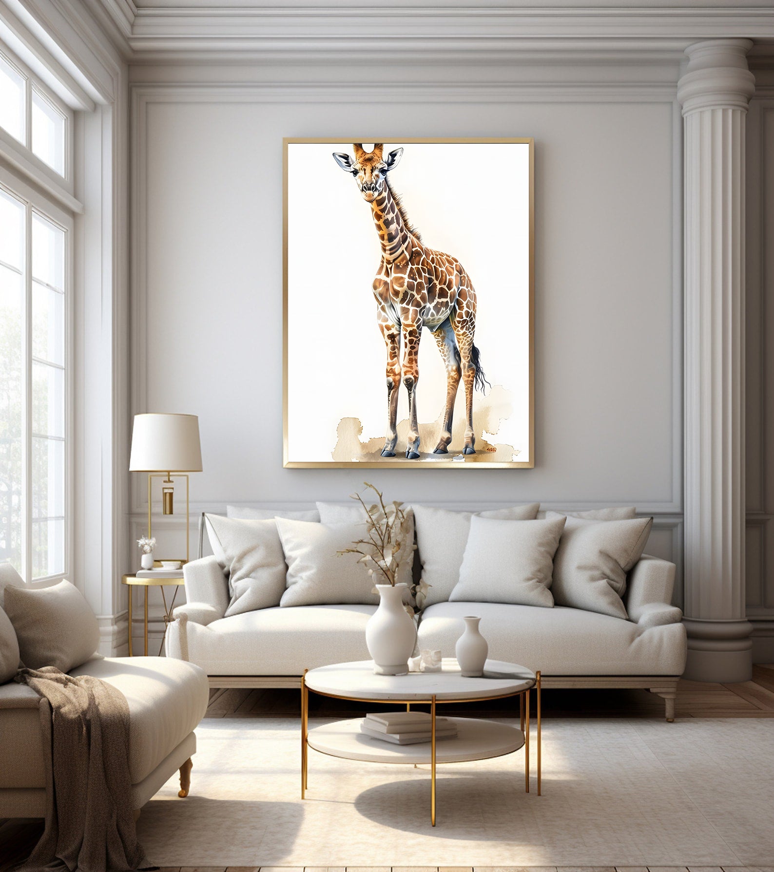 Leinwandbild - Brennende Kerze