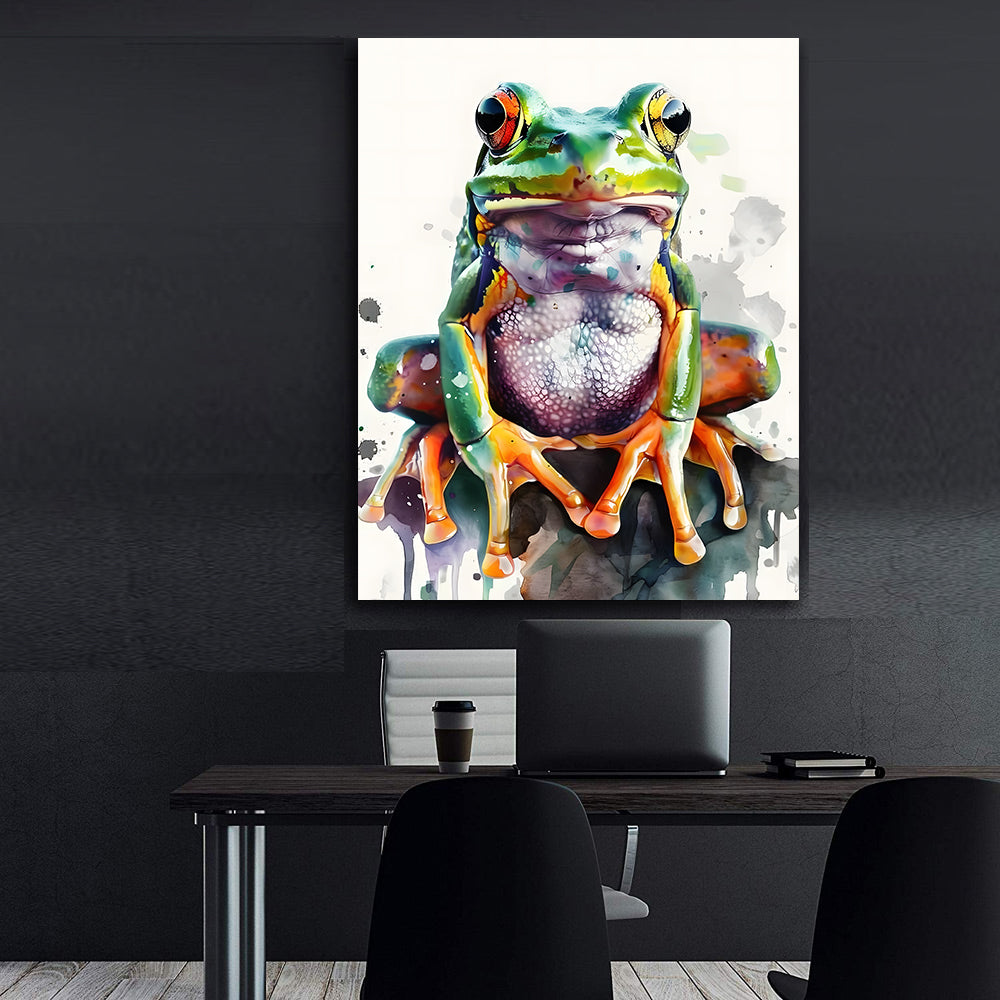 Peinture sur toile - Bougie allumée