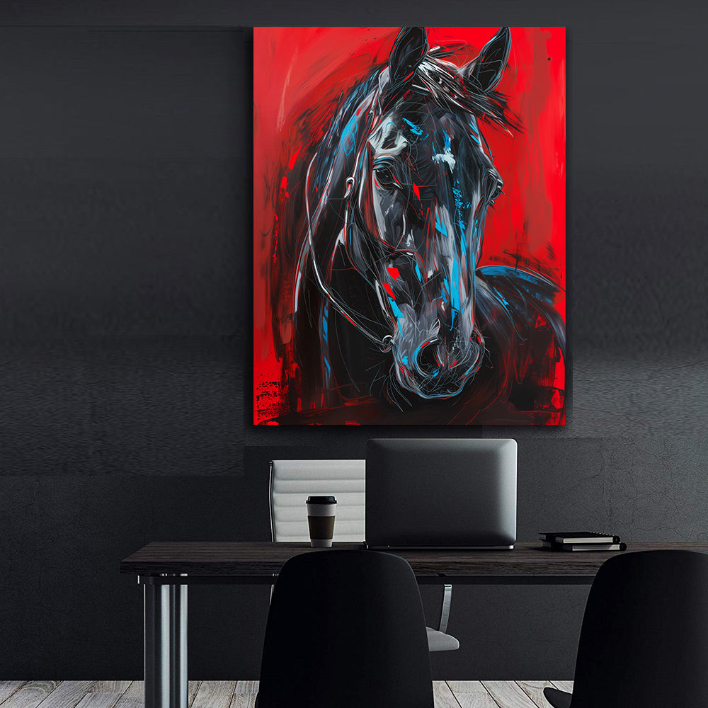 Leinwandbild - Brennende Kerze