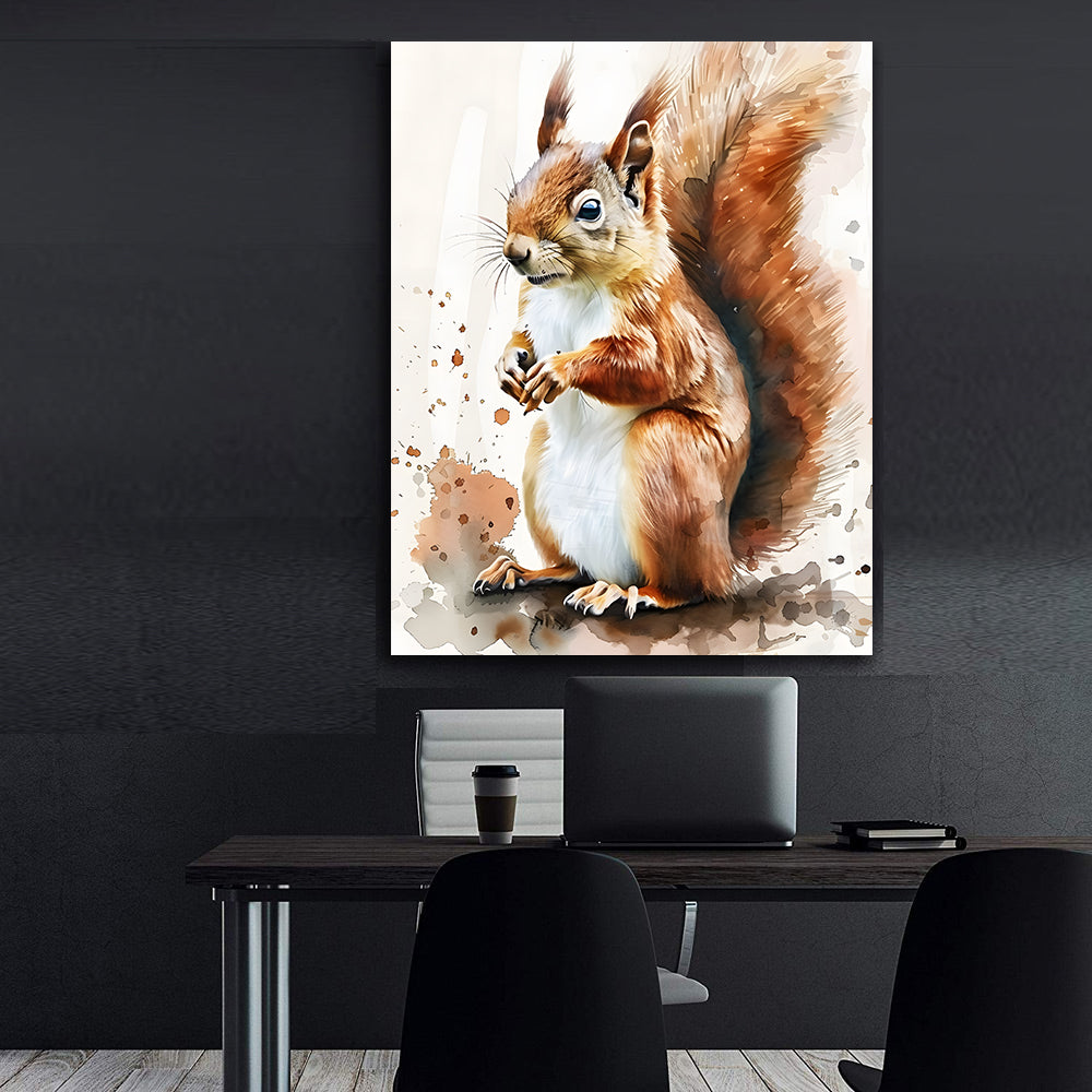 Peinture sur toile - Bougie allumée