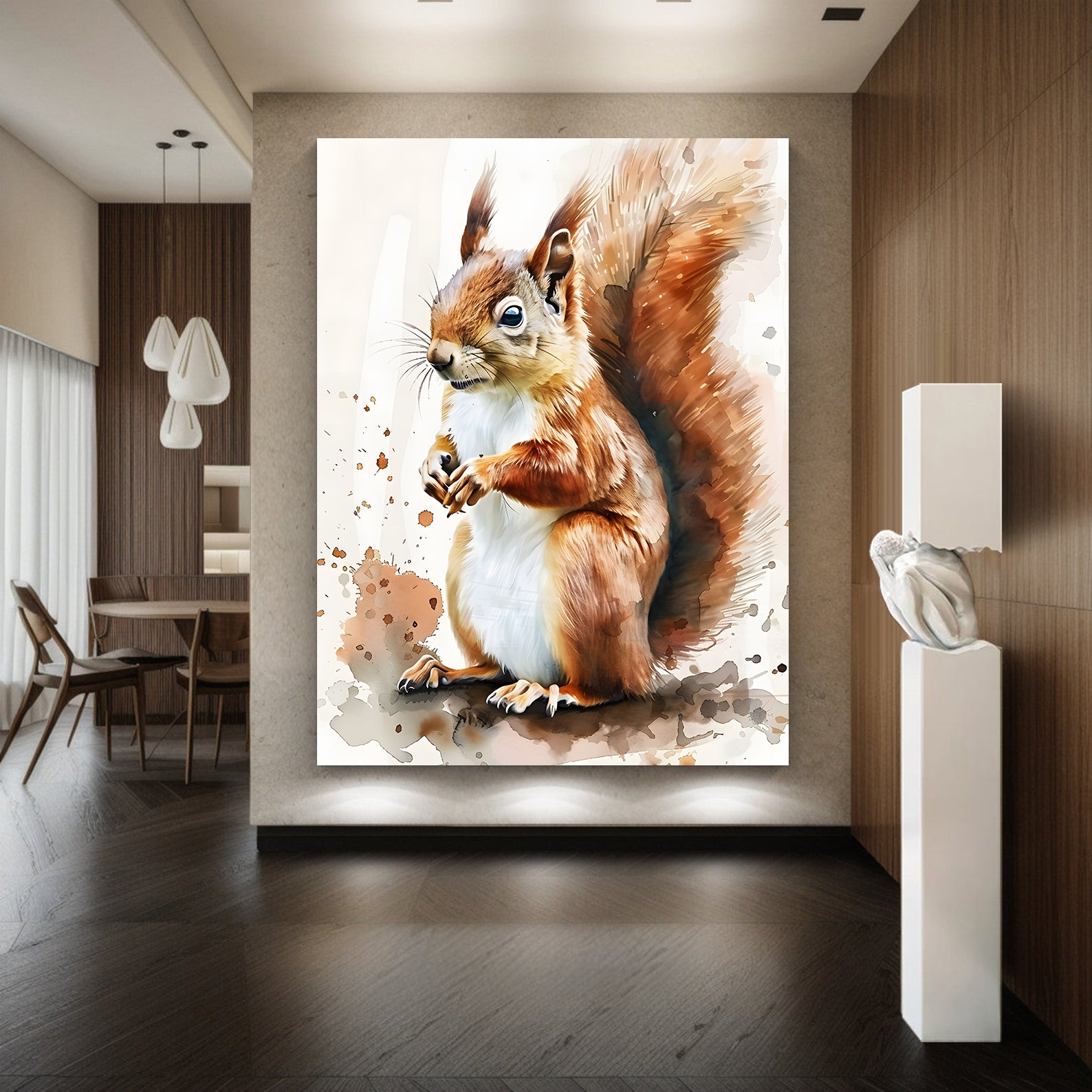 Peinture sur toile - Bougie allumée