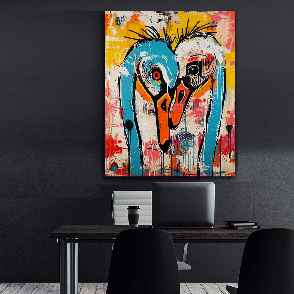 Peinture sur toile - Bougie allumée