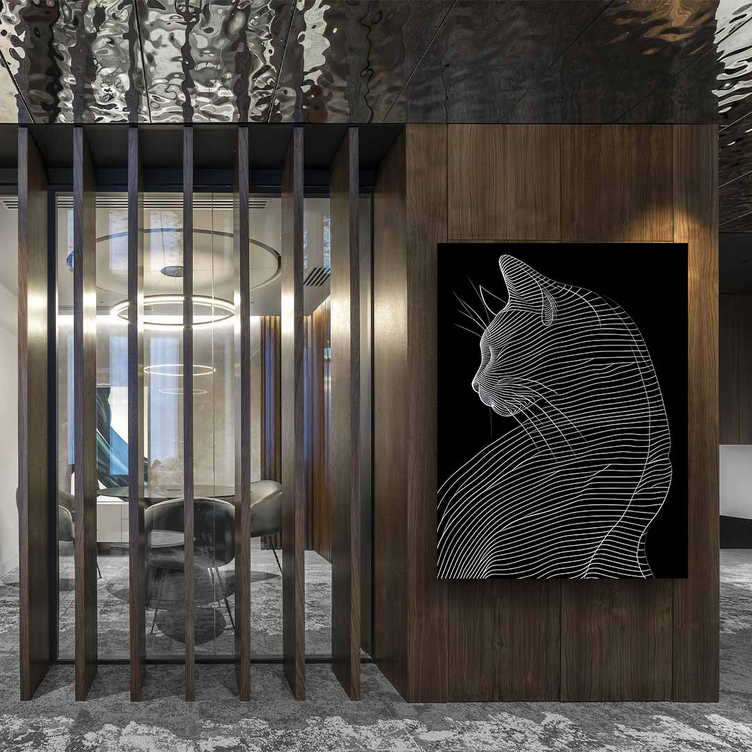 Peinture sur toile - Bougie allumée