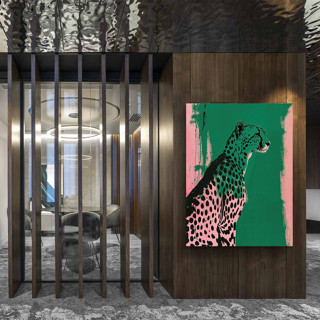 Leinwandbild - Brennende Kerze