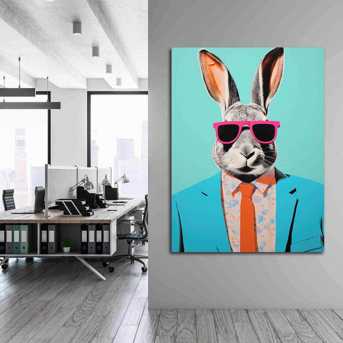 Leinwandbild - Brennende Kerze