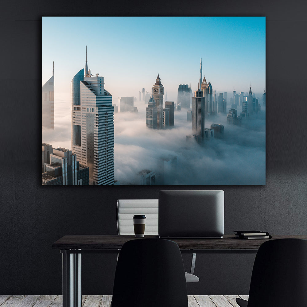 Leinwandbild - Wolkenkratzer