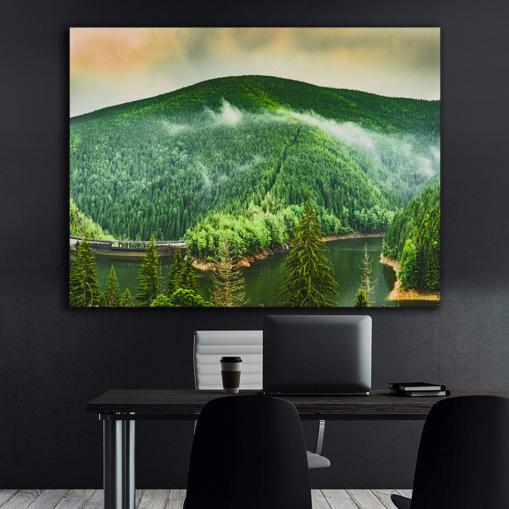 Tablou Canvas - Pădure Verde Peisaj
