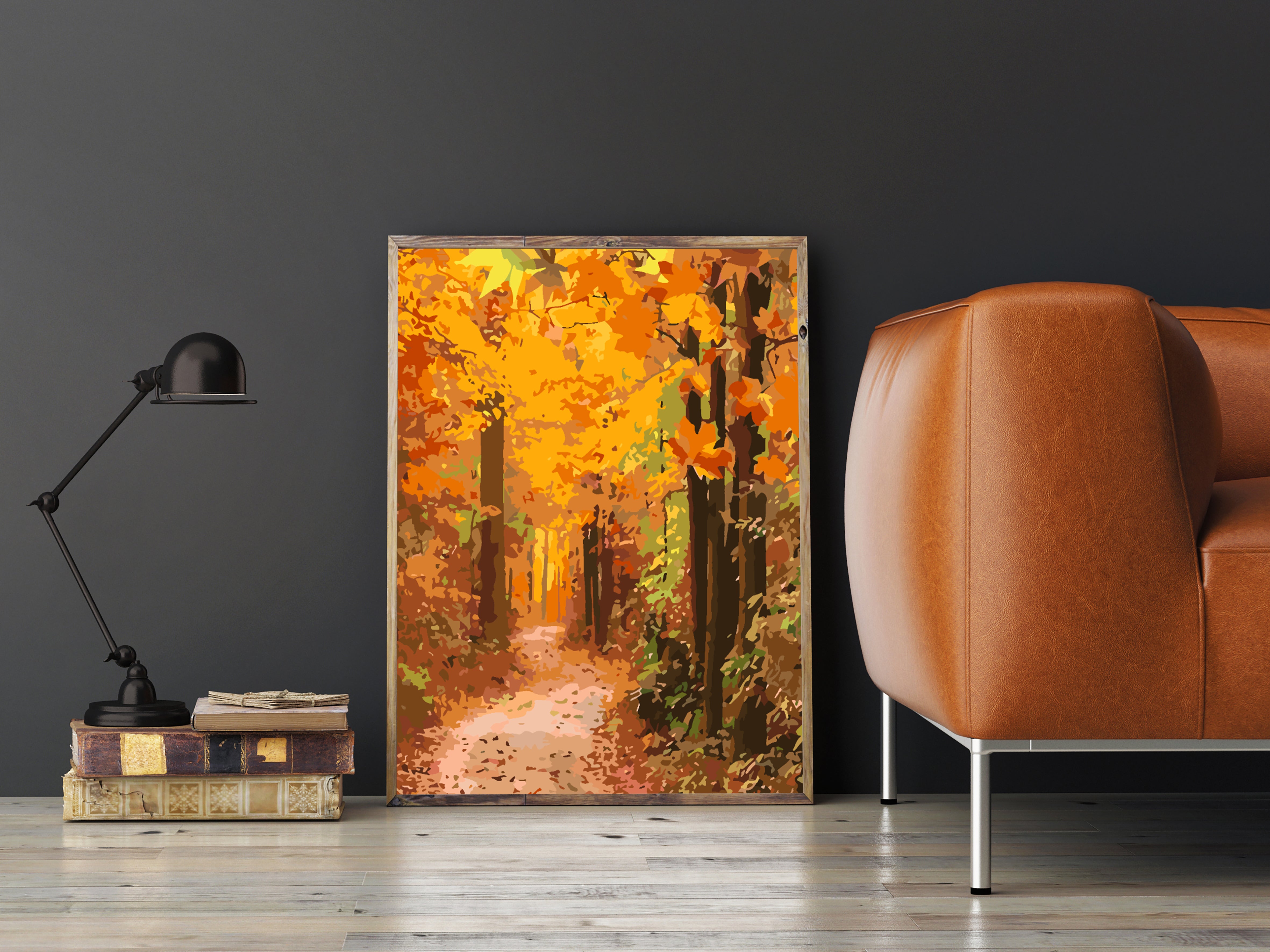 Malen nach Zahlen - Herbstlandschaft 3781