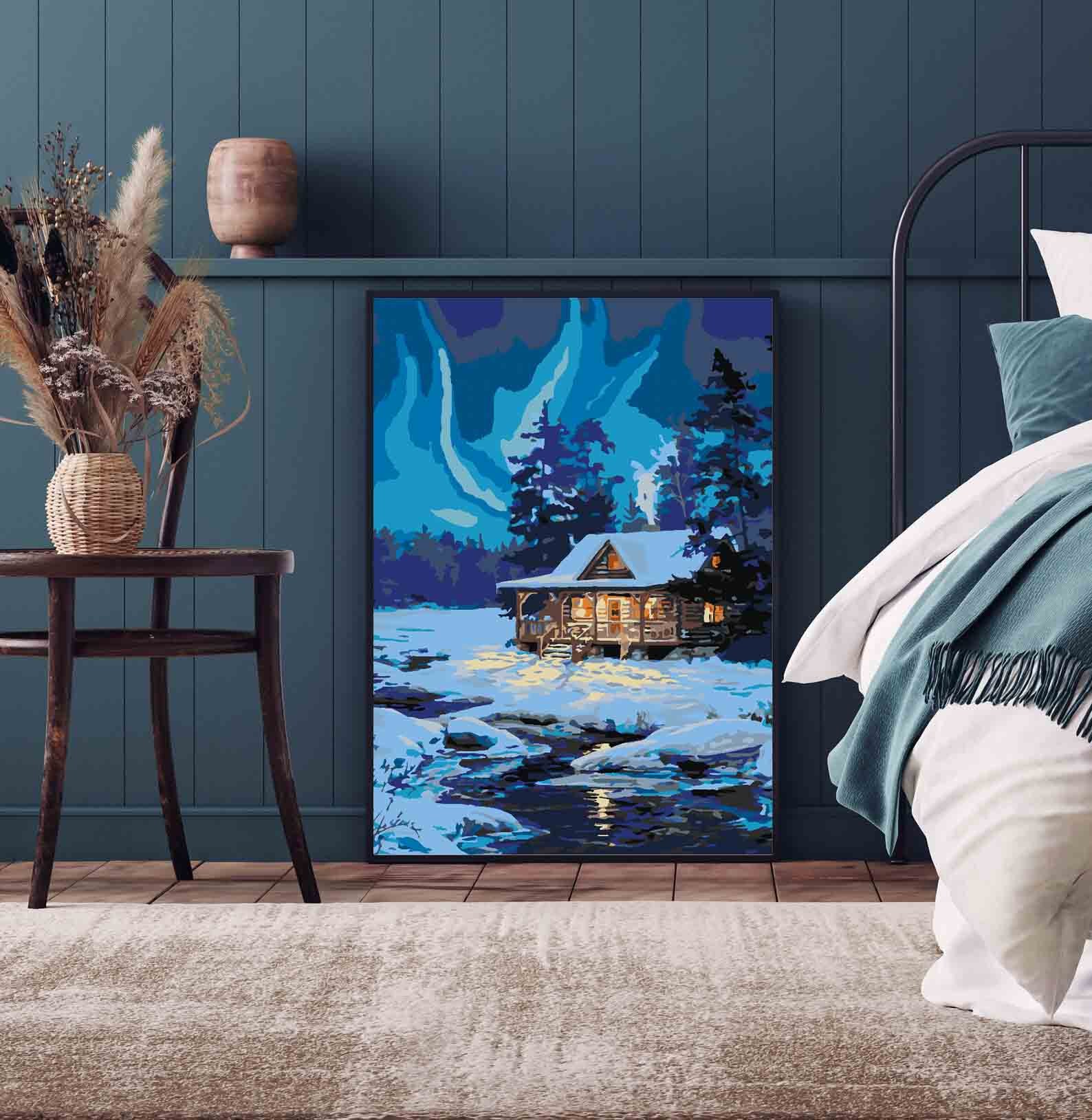 Malen nach Zahlen - Winterlandschaft 3880