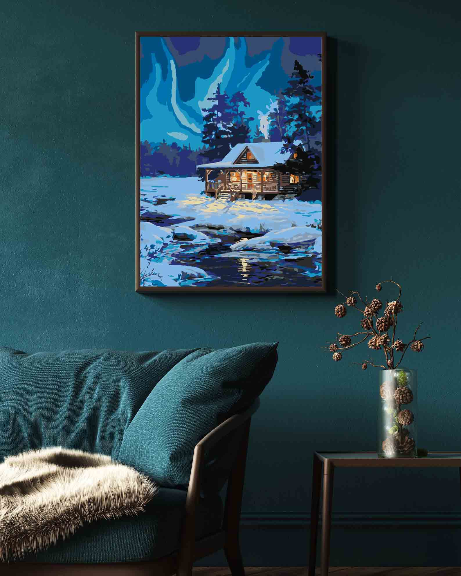 Malen nach Zahlen - Winterlandschaft 3880