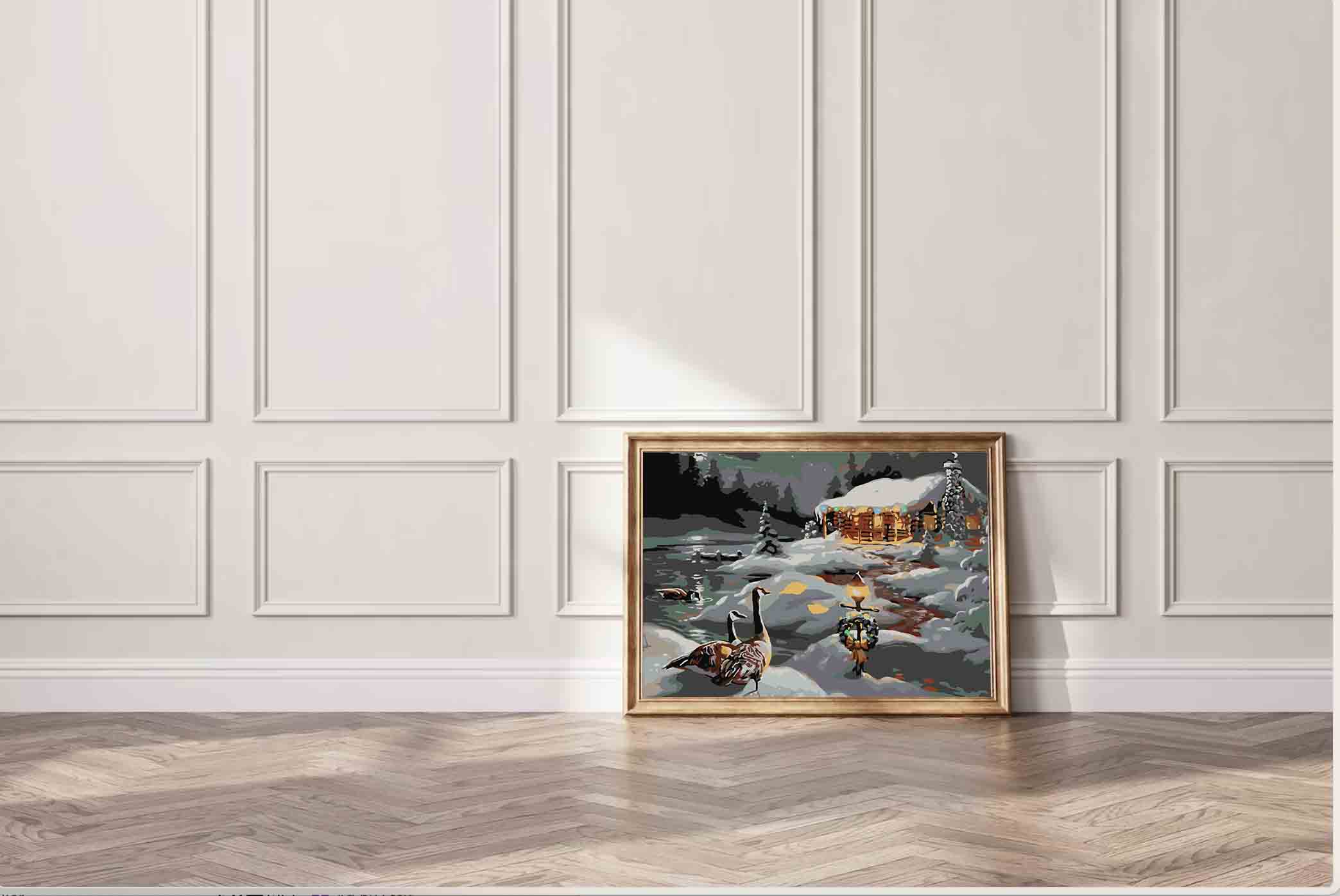 Malen nach Zahlen - Winterlandschaft 3945