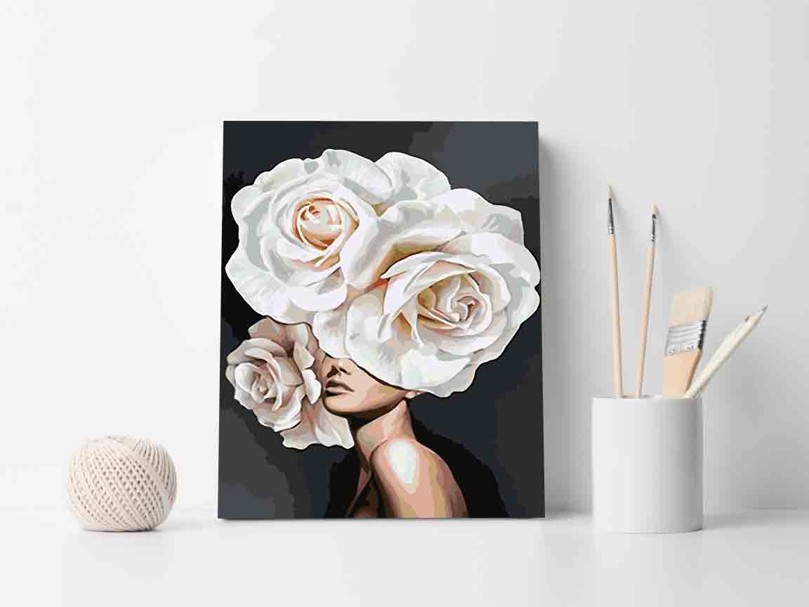 Pictura pe numere - Floral Head 4079