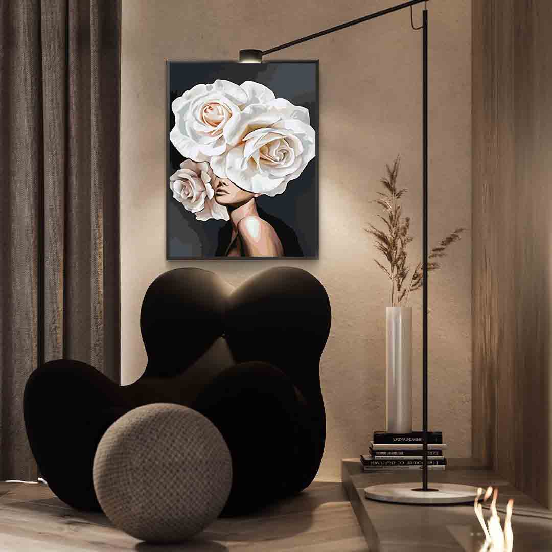 Pictura pe numere - Floral Head 4079