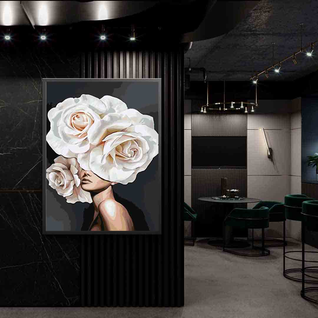 Pictura pe numere - Floral Head 4079