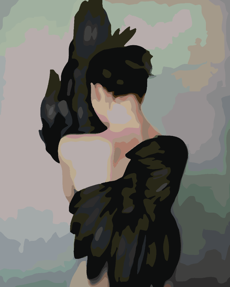 Peinture par numéros - Fille avec des ailes 4106