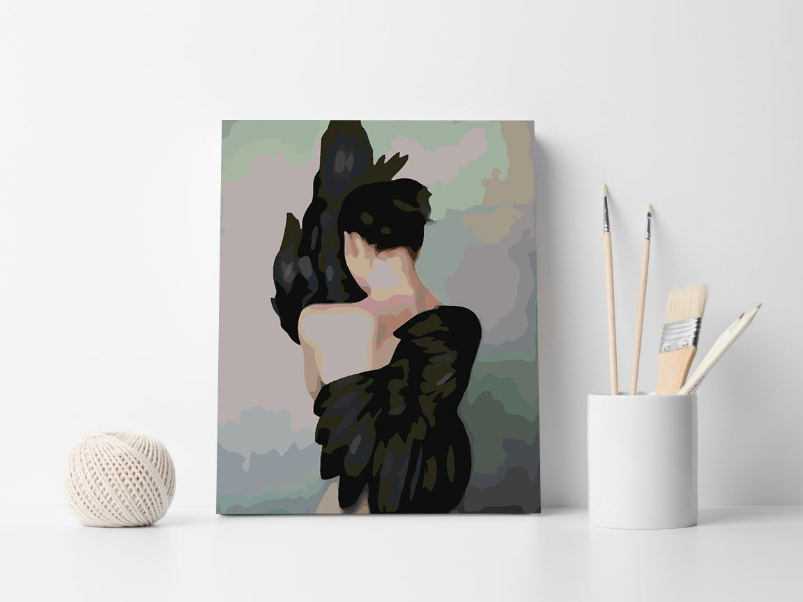 Pictura pe numere - Fată cu Aripi 4106