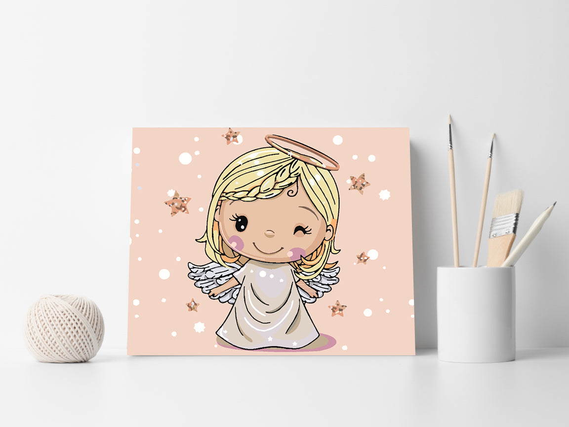 Malen nach Zahlen - Engel für Kinder 4124