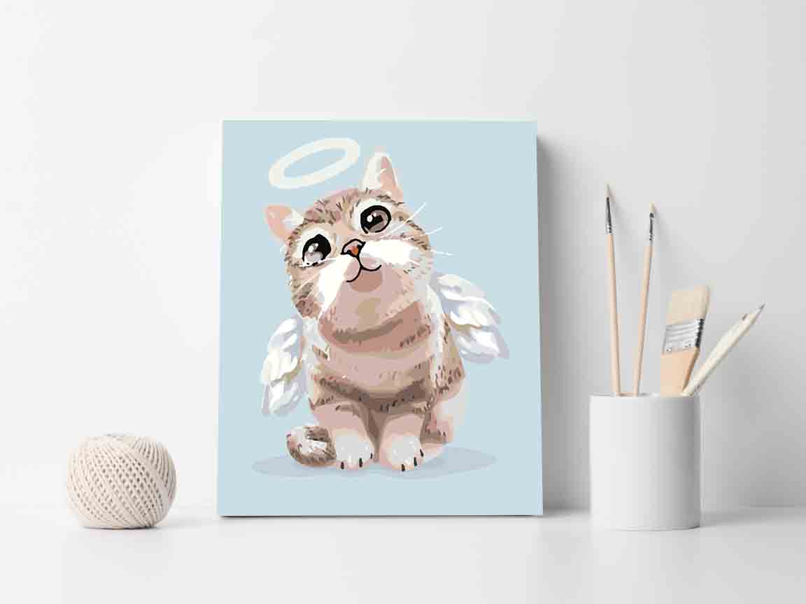 Malen nach Zahlen - Kätzchen für Kinder 4125