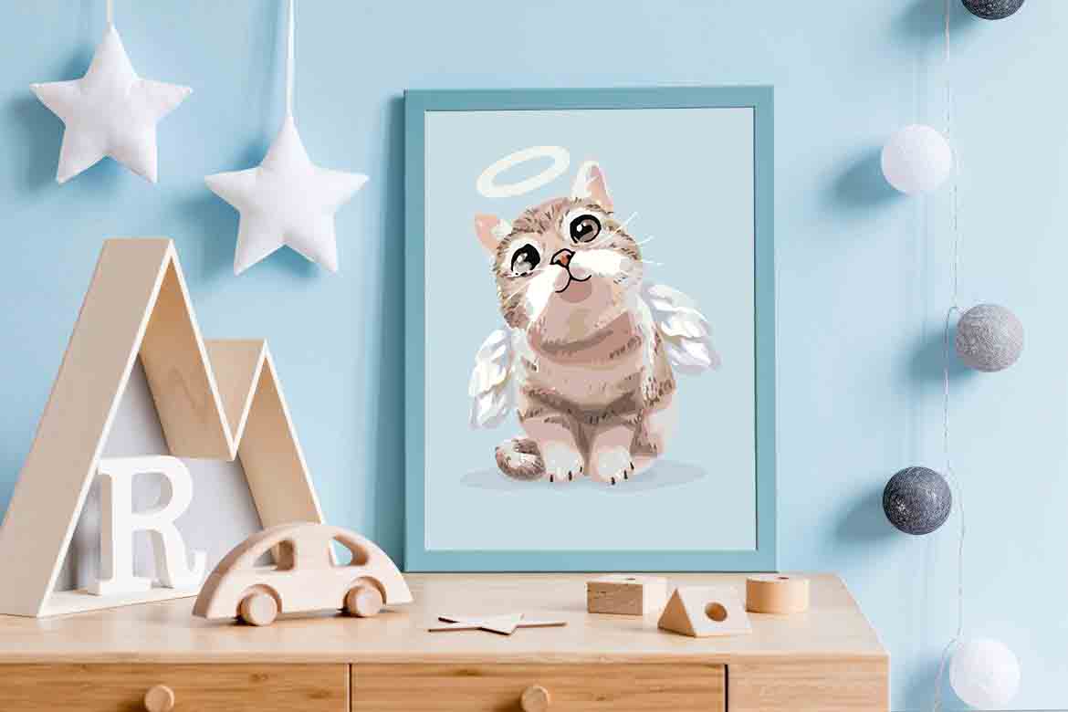 Malen nach Zahlen - Kätzchen für Kinder 4125