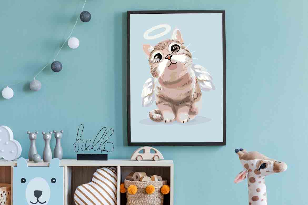 Malen nach Zahlen - Kätzchen für Kinder 4125