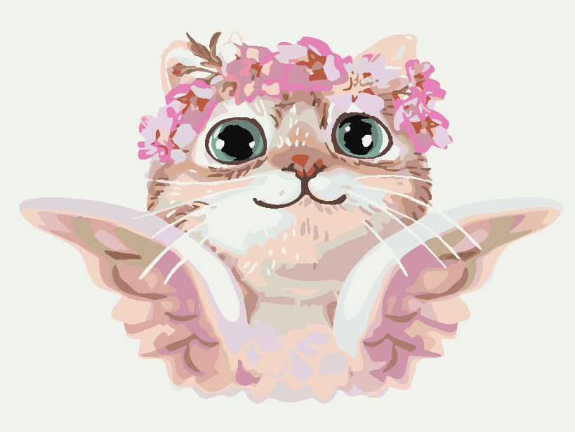 Malen nach Zahlen - Kätzchen für Kinder 4126