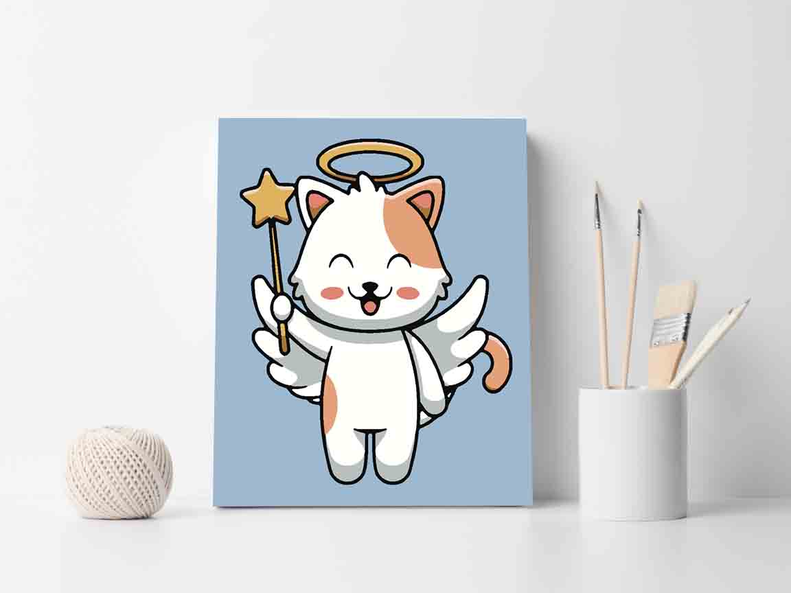 Malen nach Zahlen - Magisches Kätzchen 4127