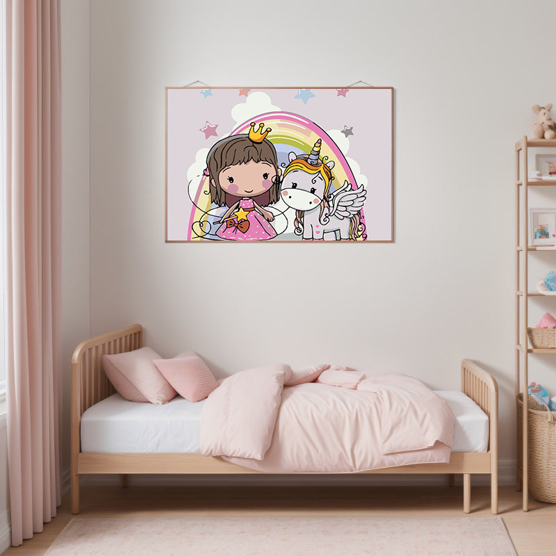 Malen nach Zahlen - Kleine Prinzessin mit dem Einhorn 4132