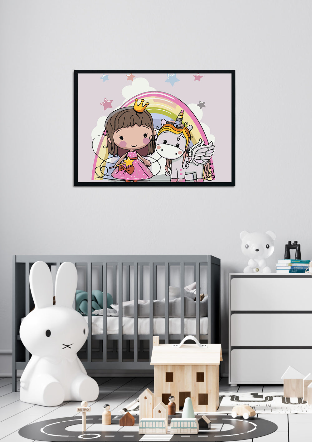 Malen nach Zahlen - Kleine Prinzessin mit dem Einhorn 4132