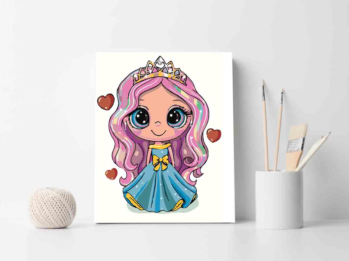 Malen nach Zahlen - Kleine Prinzessin 4133