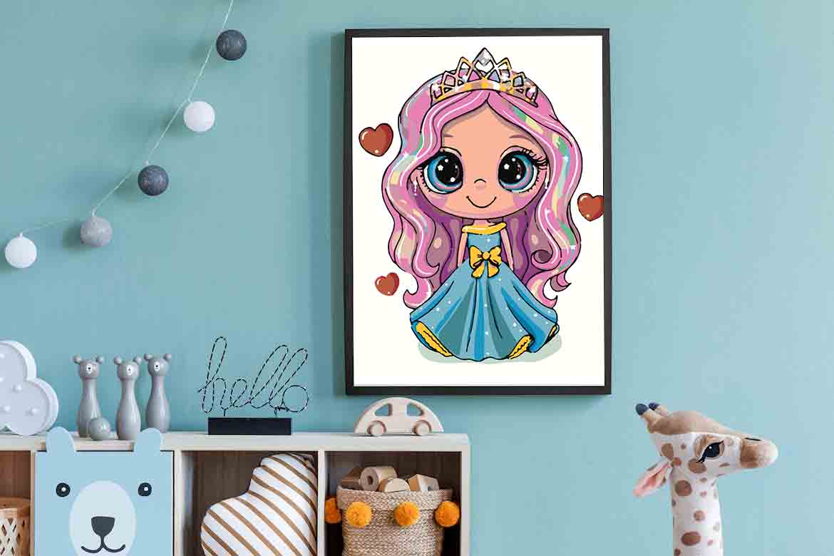 Malen nach Zahlen - Kleine Prinzessin 4133