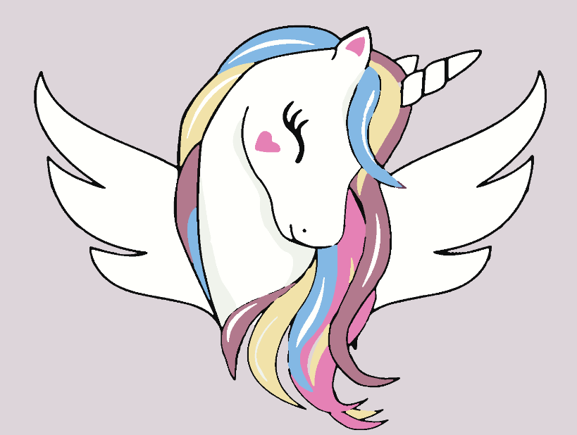 Malen nach Zahlen - Einhorn für Kinder 4136