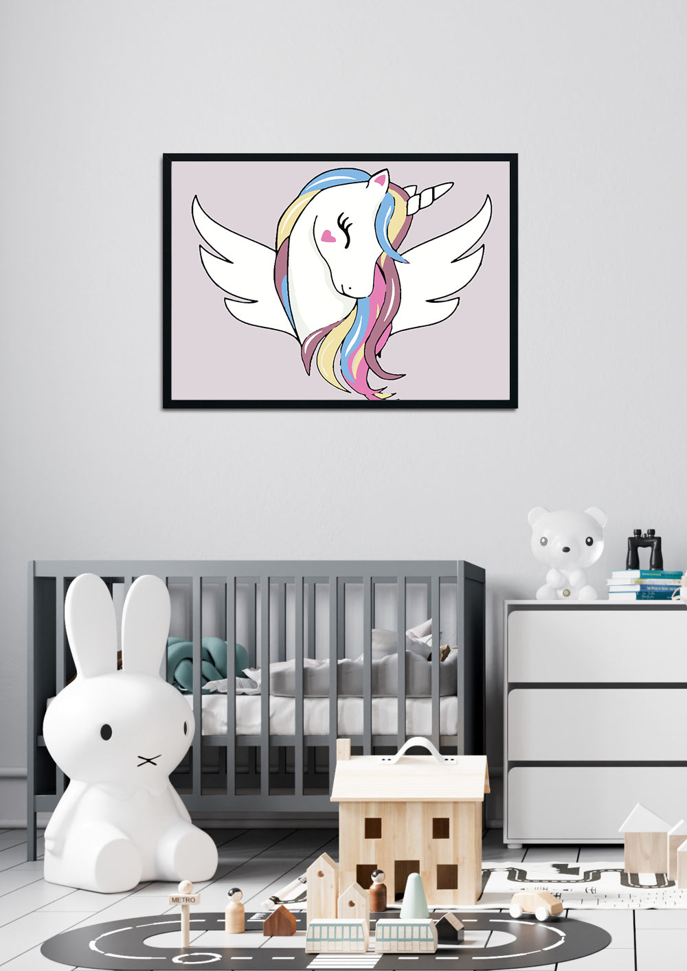 Malen nach Zahlen - Einhorn für Kinder 4136