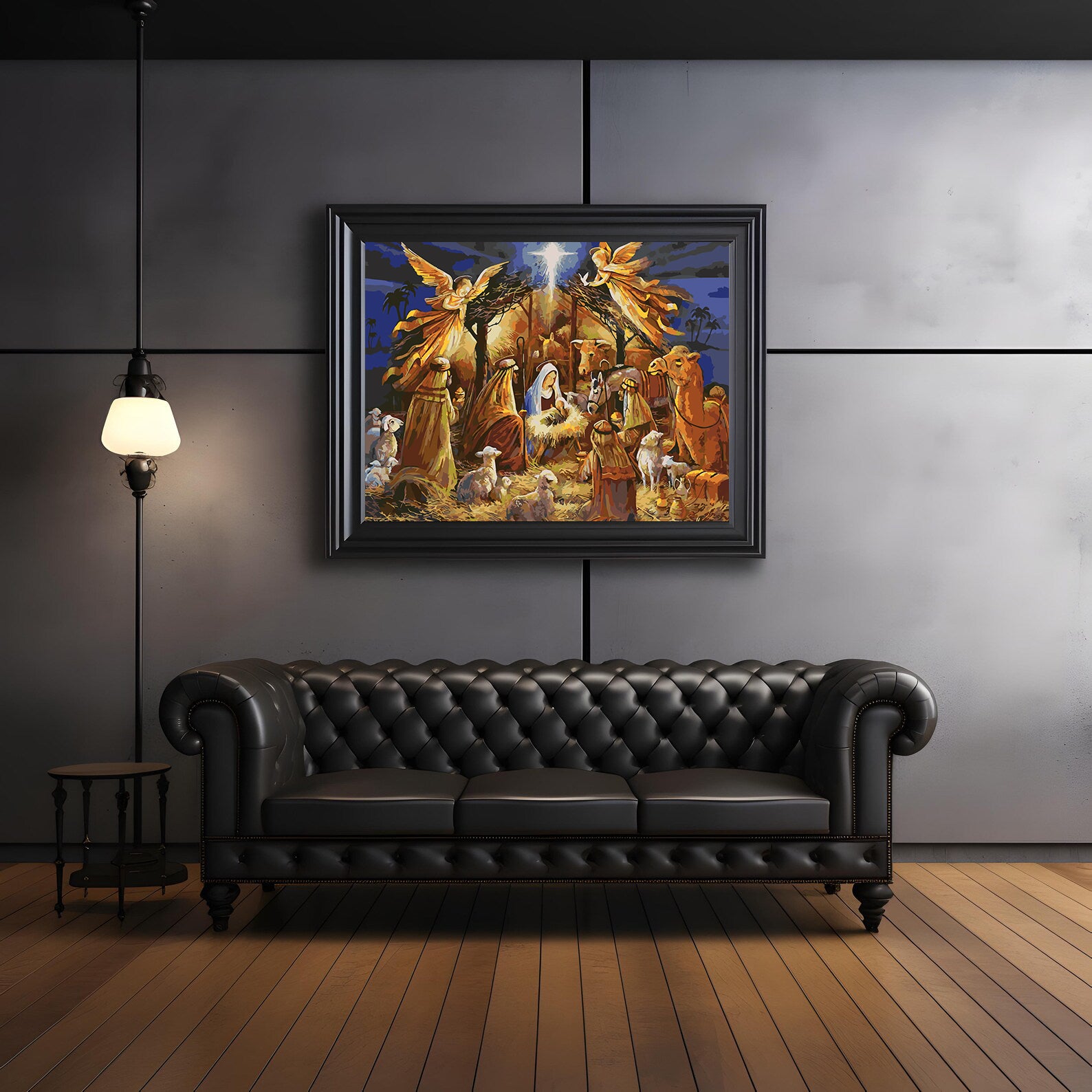 Pictura pe numere - Nașterea lui Isus Hristos 4139