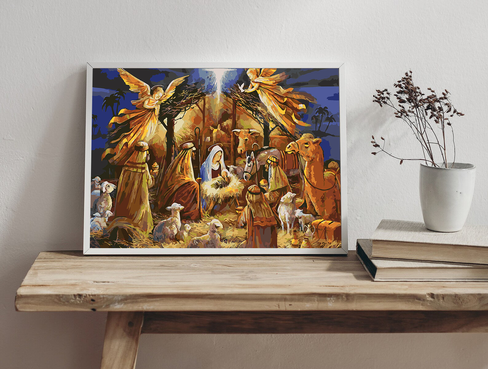 Pictura pe numere - Nașterea lui Isus Hristos 4139