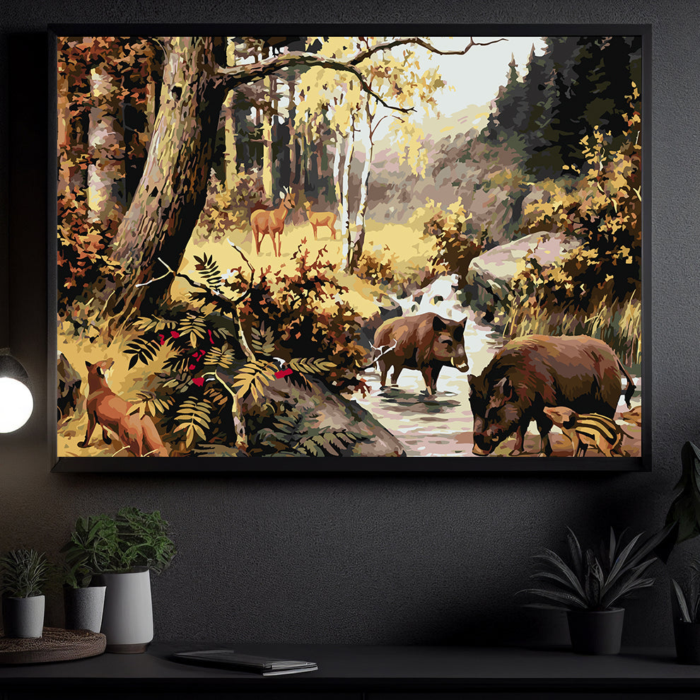 Malen nach Zahlen - Waldtiere 4150