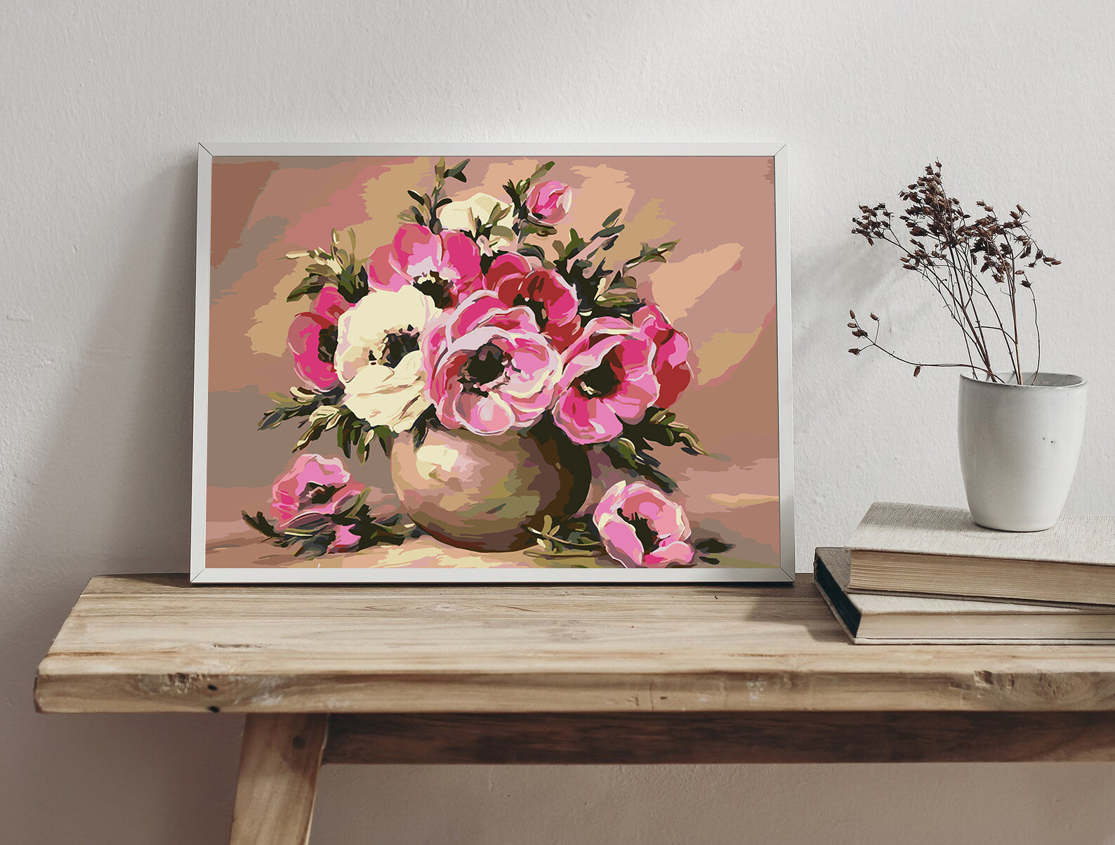 Malen nach Zahlen - Blumen in einer Vase 4152