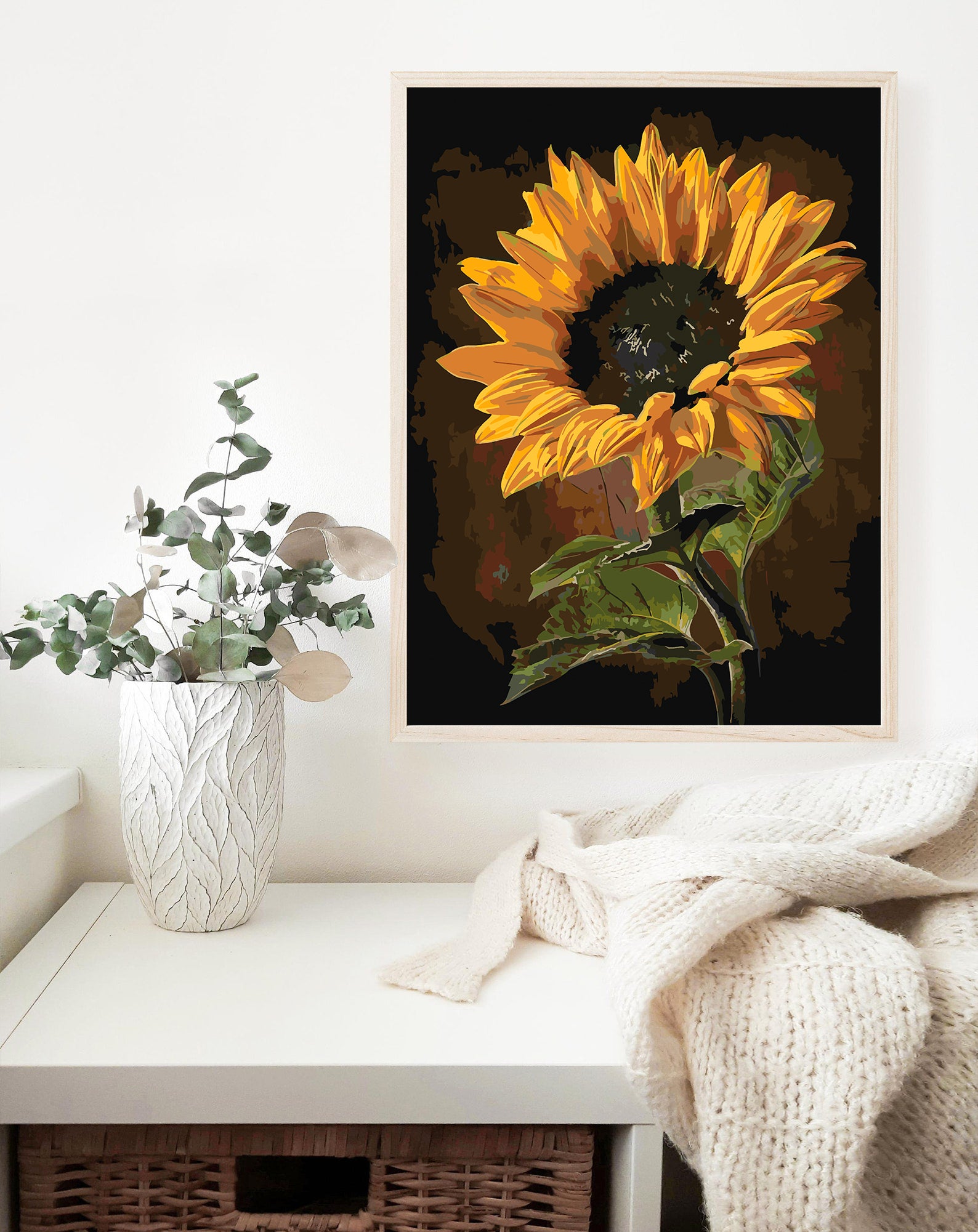 Peinture par numéros - Tournesol 4154